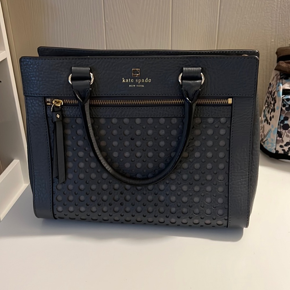 Grey Kate Spade Purse